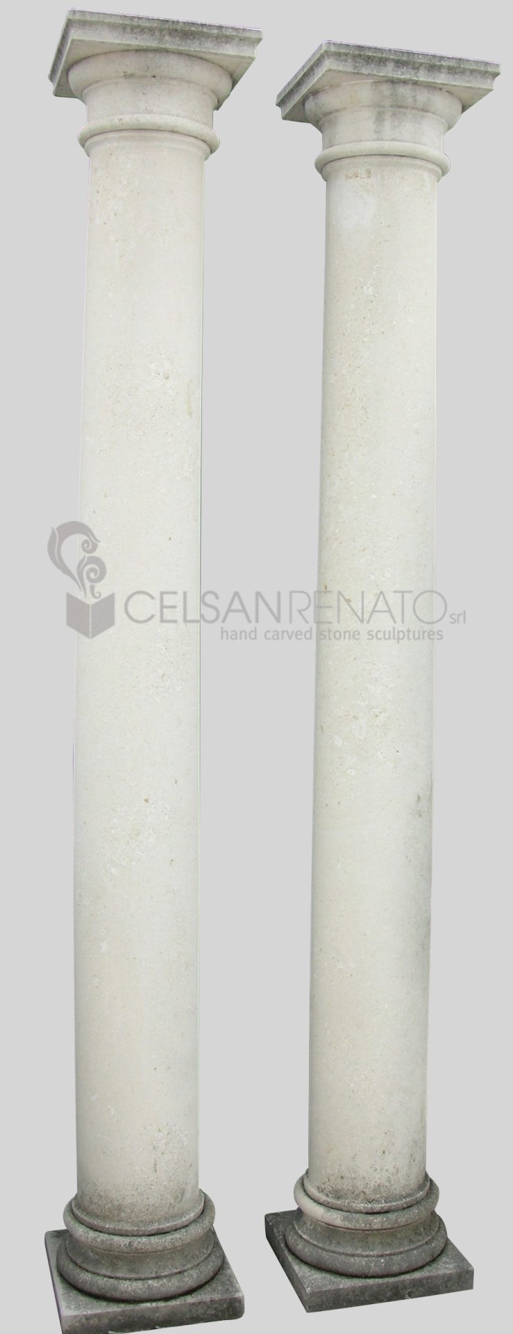 Colonne Tuscaniche in Pietra di Vicenza - Finitura Naturale CLS-08