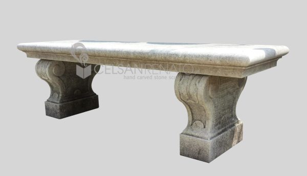 Straight Bench - Vicenza Stone PA-17