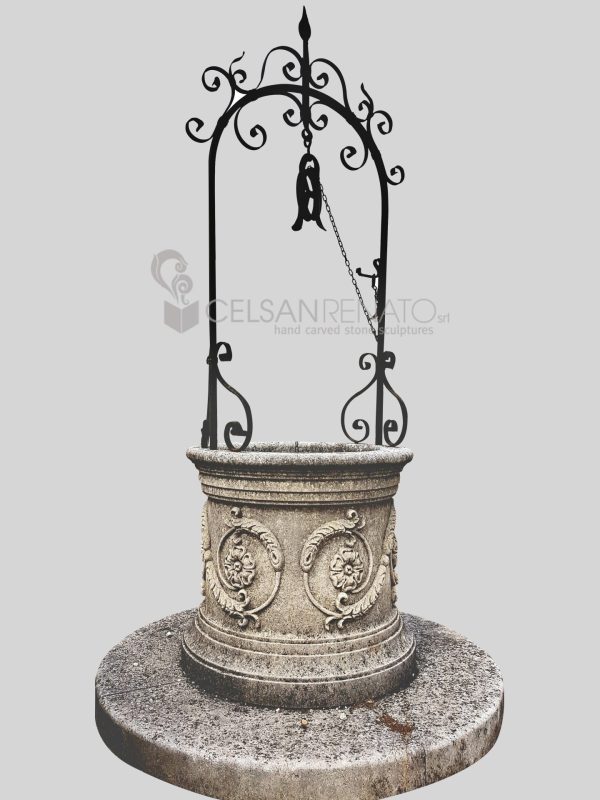 Round well with Renaissance decoration - Vicenza Stone 718