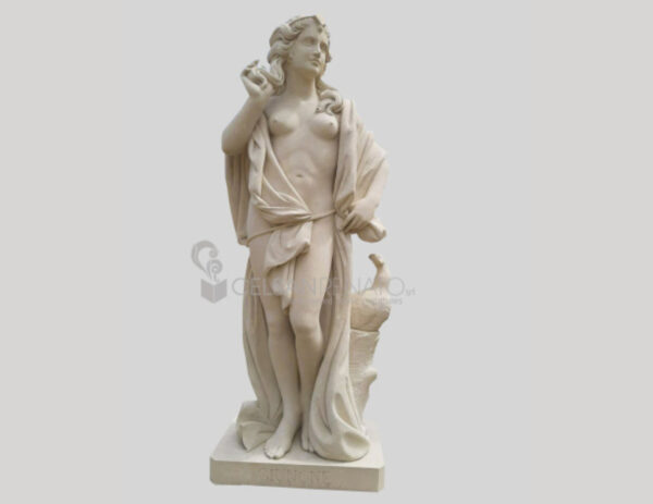 Statue of Juno in Leccese Stone - Natural Finish